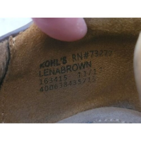 Croft & Barrow Ortholite Lena Brown Leather Loafers Womens Size 9 Comfort Shoes - Picture 8 of 9